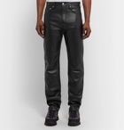 Acne Studios - 1996 Slim-Fit Leather Trousers - Black