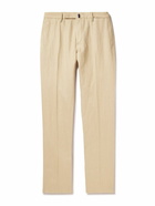 Incotex - Slim-Fit Linen Trousers - Neutrals