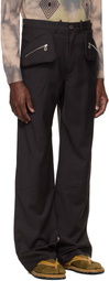 Kiko Kostadinov Brown Komlo Trousers