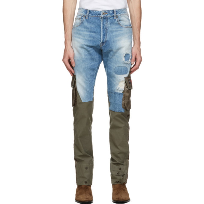 Photo: Greg Lauren Green Paul and Shark Edition Denim Cargo Pants