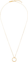 Maison Margiela Gold Numerical Ring Necklace