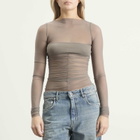 Rick Owens Women's Temple Top with Bandeau in Dust