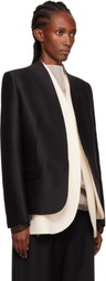 GIA STUDIOS Black & Off-White Tulip Blazer