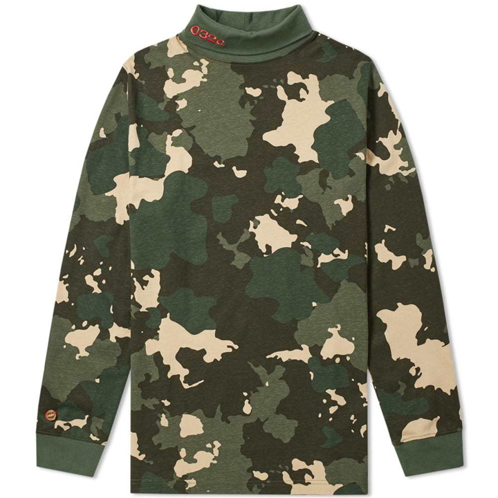 Photo: 032c Camo Turtle Neck Tee Camo