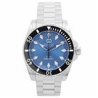 Gucci Men's G-Timeless Watch 40mm in Silver/Blue 