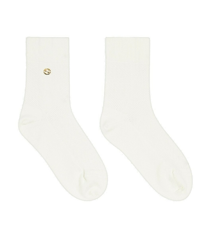 Photo: Gucci Interlocking G cotton-blend socks