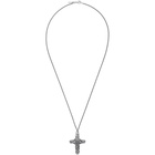 Emanuele Bicocchi Silver Large Gothic Cross Necklace