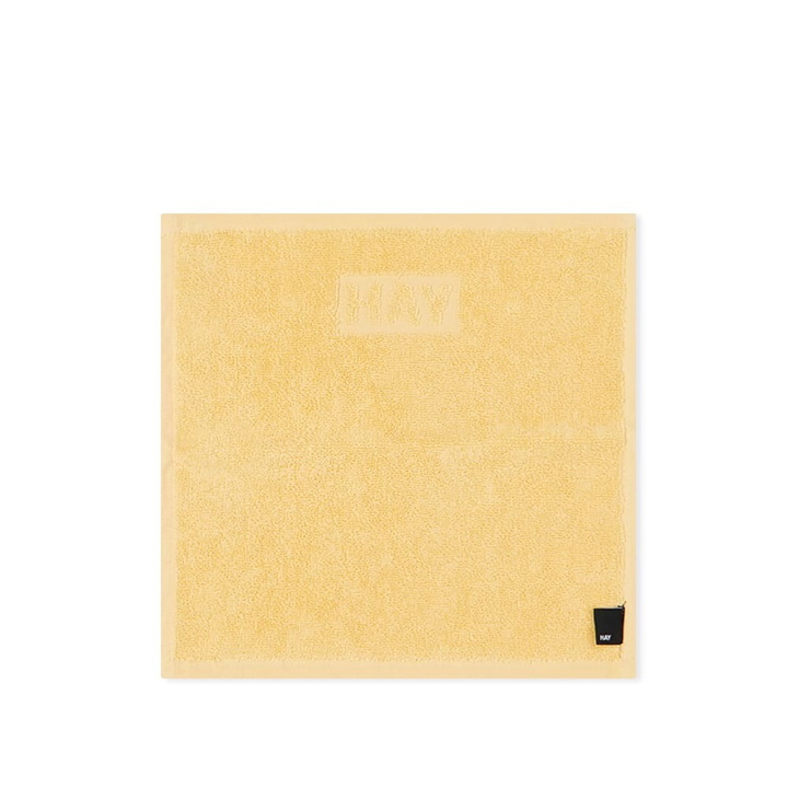 Photo: HAY Mono Wash Cloth in Yellow