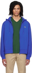 Lacoste Blue Zip-Up Hoodie