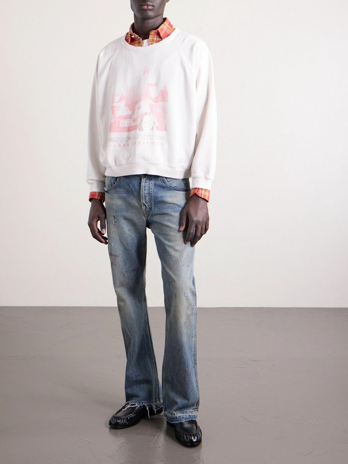 Haider Ackermann Green Floral Embroidered Sweatshirt Haider Ackermann