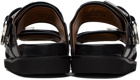 Toga Virilis Black Polished Sandals