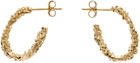 Veneda Carter Gold VC003 Small Open Hoop Earrings