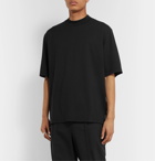 Acne Studios - Esco Cotton-Jersey Mock-Neck T-Shirt - Black
