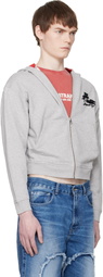 Carne Bollente Gray Serena 'Stars and Studs' Hoodie