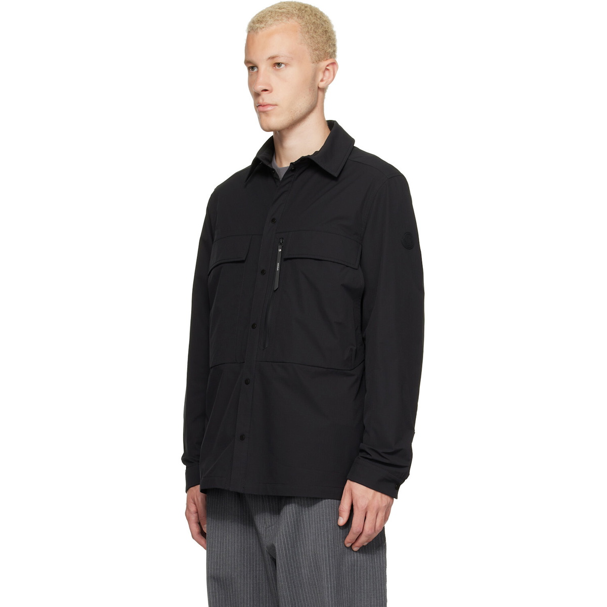 Moncler Black Ripstop Shirt