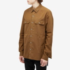 Rick Owens DRKSHDW Outershirt in Khaki Brown