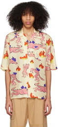 Marni Off-White Printed Shirt