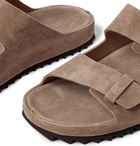 Officine Creative - Agora Suede Sandals - Brown