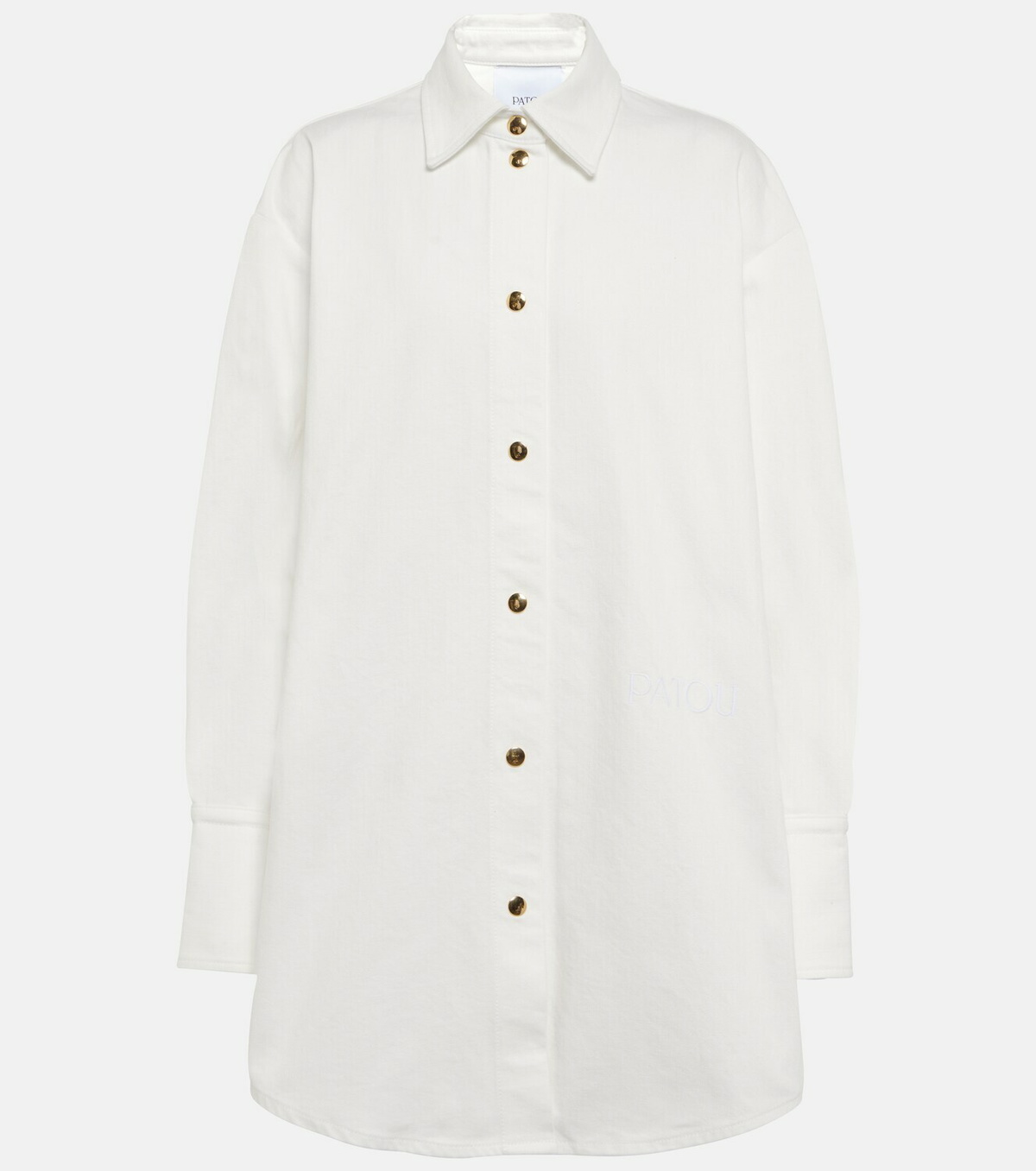 Patou Oversized denim shirt