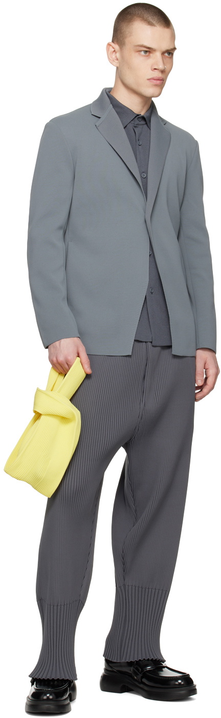 CFCL Gray Fluted 2 Trousers CFCL