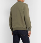 Brunello Cucinelli - Fleece-Back Stretch-Cotton Jersey Sweatshirt - Green