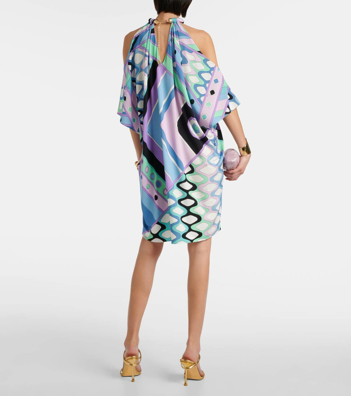 Pucci Vivara-print jersey satin kaftan Emilio Pucci