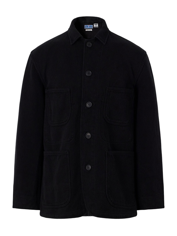 Photo: Blue Blue Japan - Coverall Cotton-Sashiko Jacket - Black
