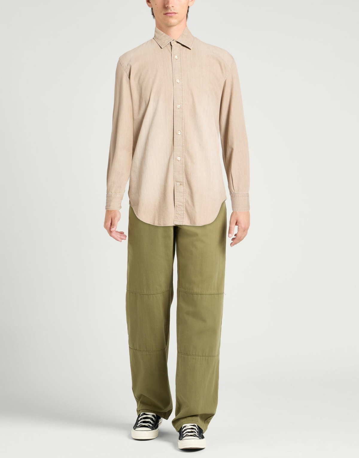 Eleventy Mens Shirt in Beige
