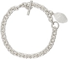 Jil Sander Silver Nature Bracelet