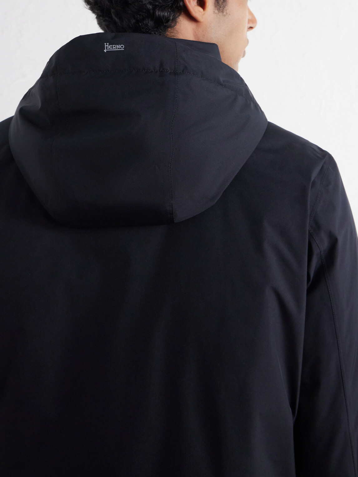 Herno - Shell Hooded Down Parka - Black