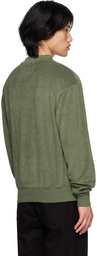 Youths in Balaclava Green Patch Sweatshirt