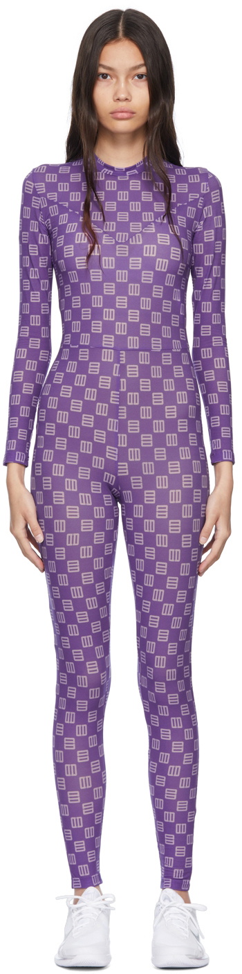 AMBUSH Purple Nylon Jumpsuit Ambush