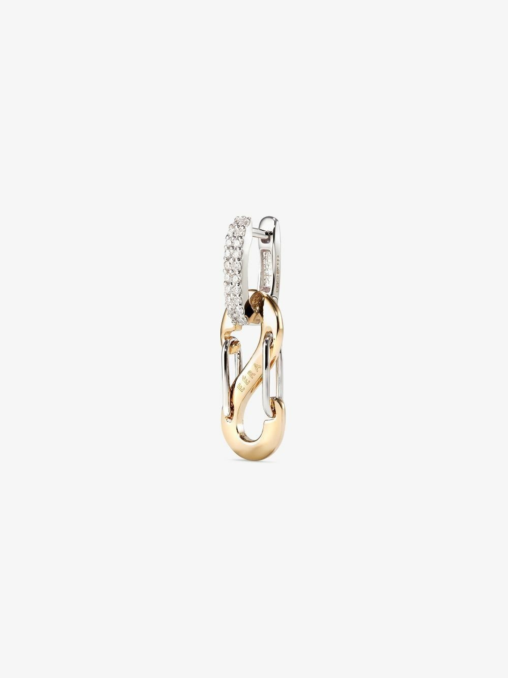 EÉRA 18K White And Yellow Gold Romy Small Diamond Earring