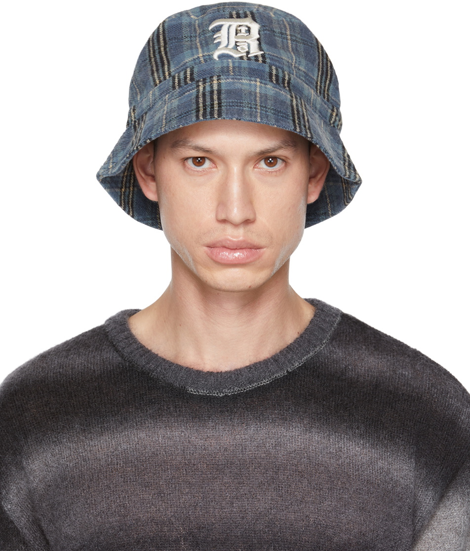R13 Blue Layered Bucket Hat