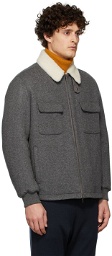 Loro Piana Grey Sweater Jacket