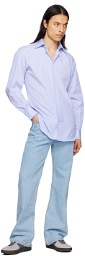 Husbands Blue Button-Fly Jeans
