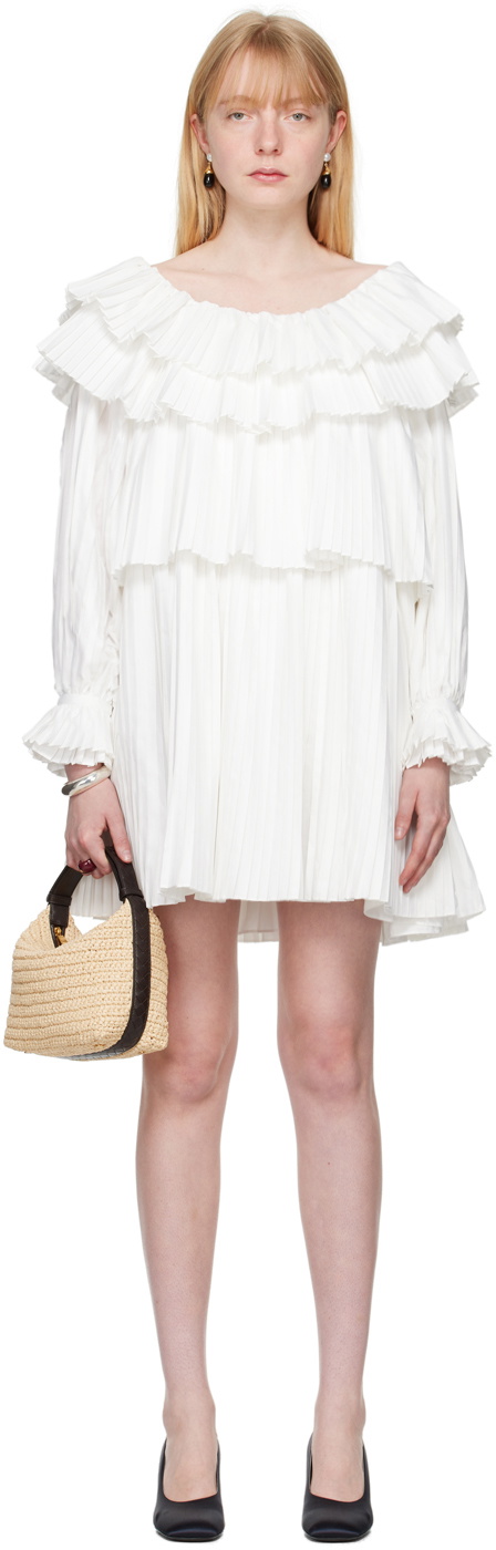 Bode White Brunch Minidress Bode