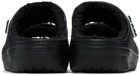 Crocs Black Classic Cozzzy Sandals