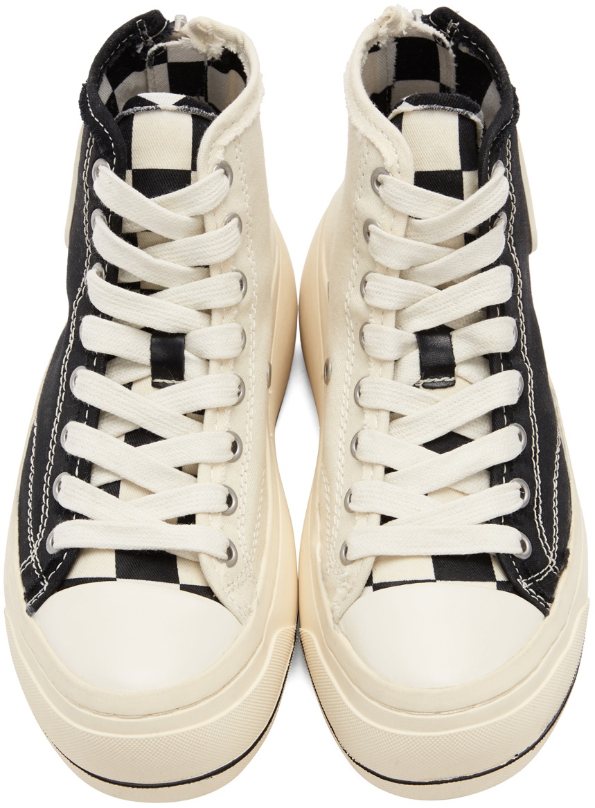 R13 Black White Kurt Sneakers R13