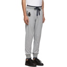 Dolce and Gabbana Grey Melange Plain Sweatpants