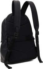 Hugo Black Grained Faux-Leather Backpack