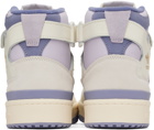 adidas Originals White & Purple Forum 84 Sneakers