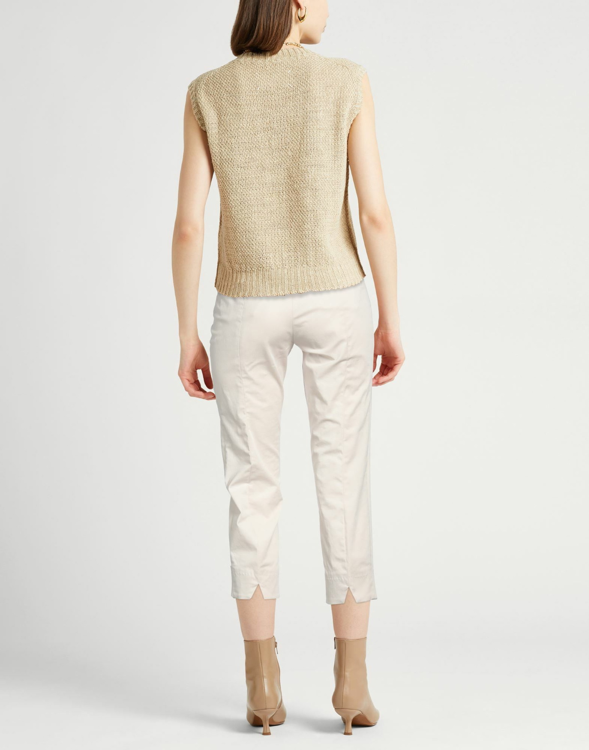 Peserico Womens Pants in Off white