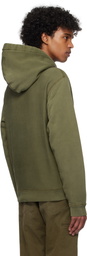 RRL Khaki Garment-Dyed Hoodie