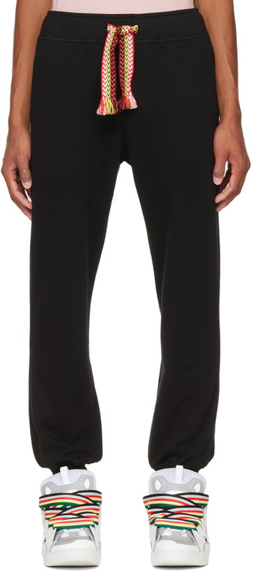 Photo: Lanvin Black Curb Lounge Pants