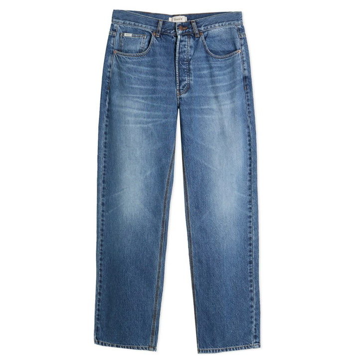 Photo: Foret Men's Heath Jeans in Washed Mid Blue