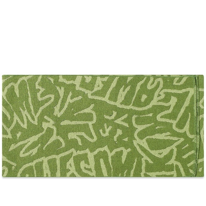 Photo: Fucking Awesome Men's Sticker Stamp Scarf in Green