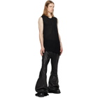 Rick Owens Black Tower Bolan Bootcut Leather Pants
