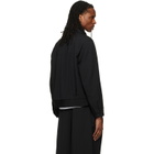 Hugo Black Modern-Fit Performance-Stretch Canvas Jacket