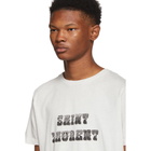 Saint Laurent White Western Logo T-Shirt